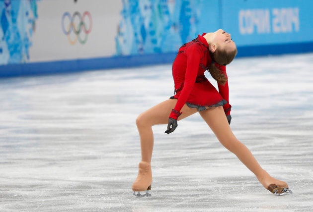 Russia's Yulia Lipnitskaya competes during the Figure Skating Women's free skating Program at the Sochi 2014 Winter Olympics, Feb. 20, 2014.