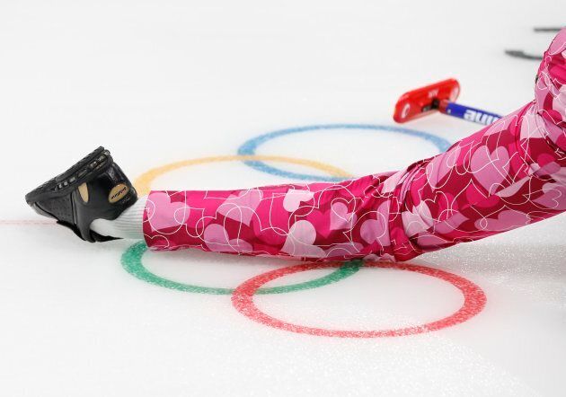 The Norwegian Men's Curling team sport Valentines Day themed