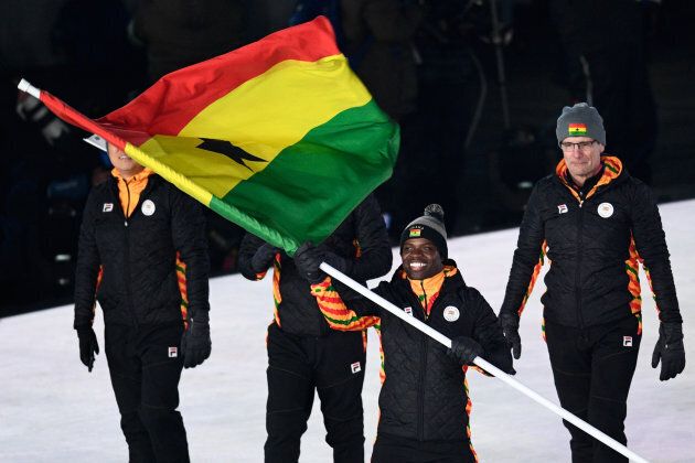 Akwasi Frimpong was the lone Ghanaian competing in PyeongChang.