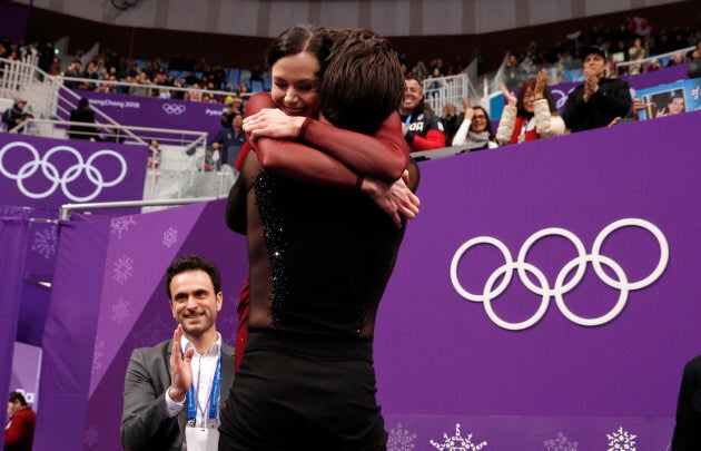 Tessa Virtue and Scott Moir on Feb. 20.