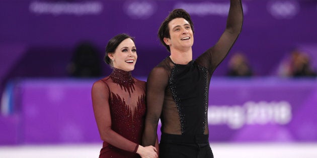 Tessa Virtue and Scott Moir.