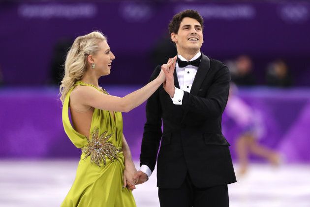 Piper Gilles and Paul Poirier compete in the Figure Skating Ice Dance Free Dance.