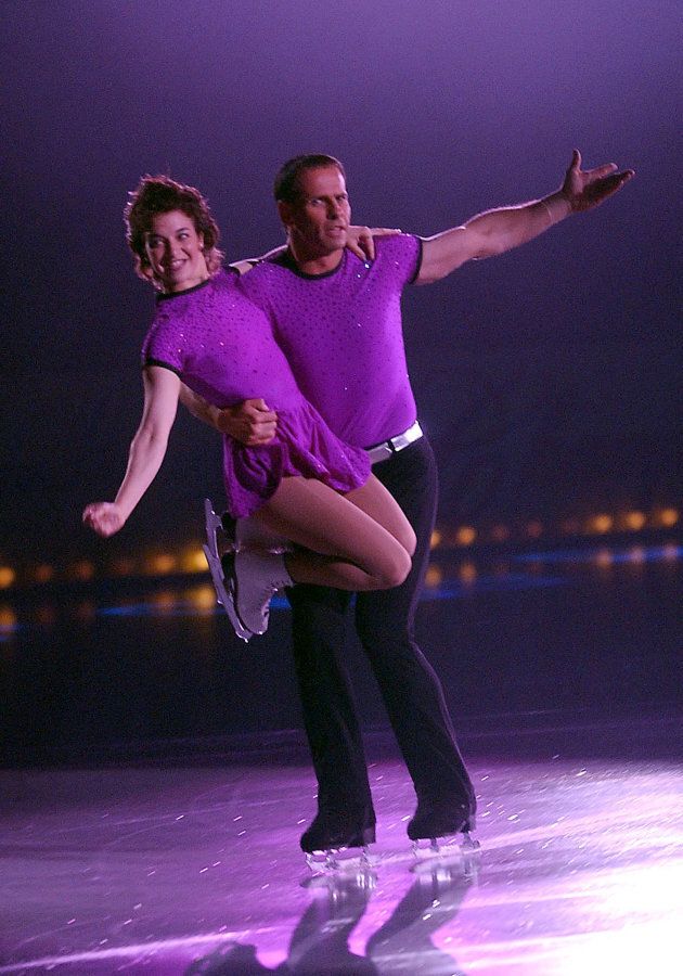 Isabelle Brasseur and Lloyd Eisler skate as a part of the Champions on Ice Tour.