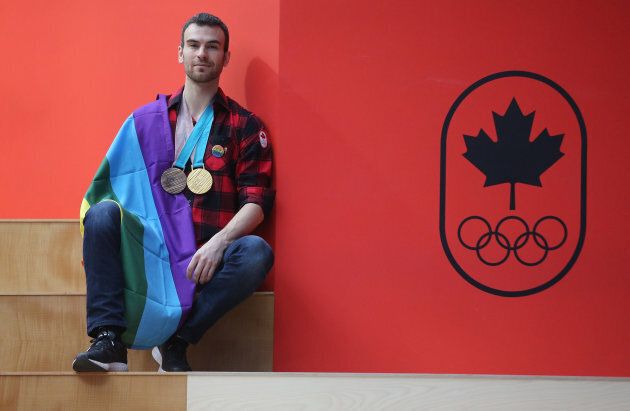Eric Radford became the first out gay athlete to win a gold medal at an Olympic Games.