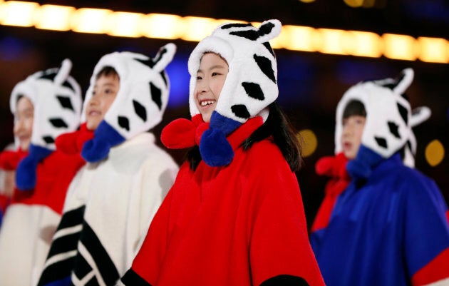 More adorable children perform during the Closing Ceremony.