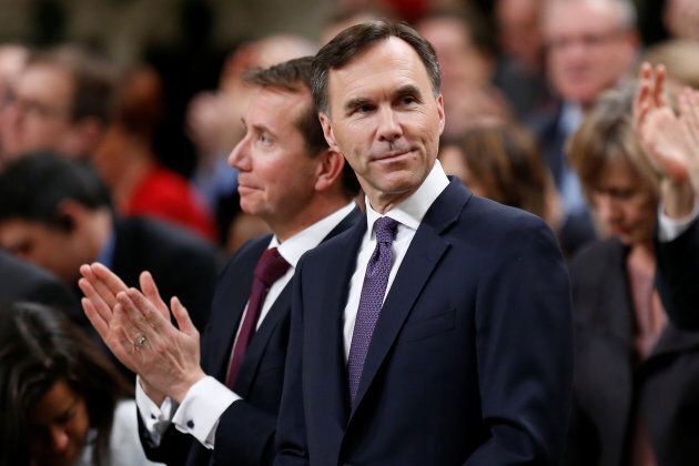 Finance Minister Bill Morneau delivers the budget in the House of Commons on Parliament Hill in Ottawa on Tuesday.