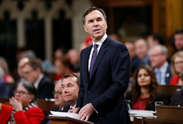 Finance Minister Bill Morneau delivers the budget in the House of Commons on Parliament Hill in Ottawa, on Feb. 27, 2018.