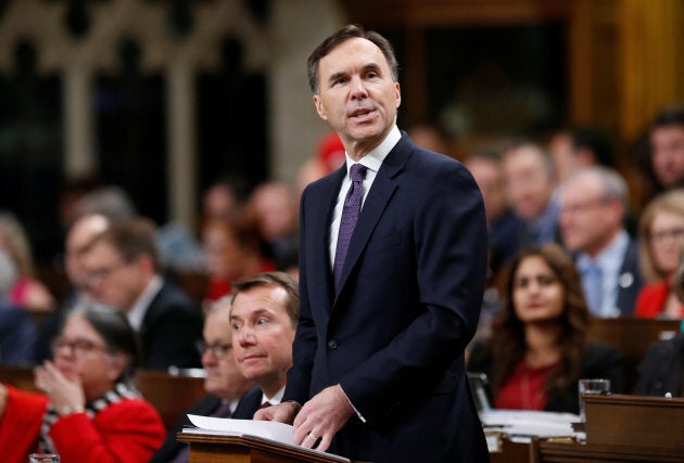 Finance Minister Bill Morneau delivers the budget in the House of Commons on Parliament Hill in Ottawa, on Feb. 27, 2018.