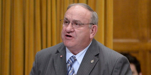 Jim Eglinski addresses the House of Commons on Dec. 9, 2014.