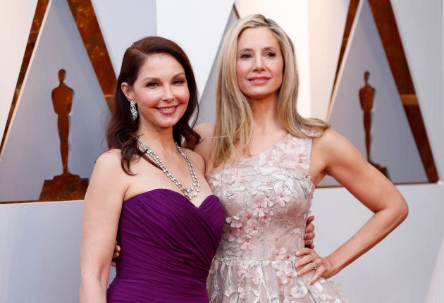 Ashley Judd and Mira Sorvino at the 2018 Oscars.