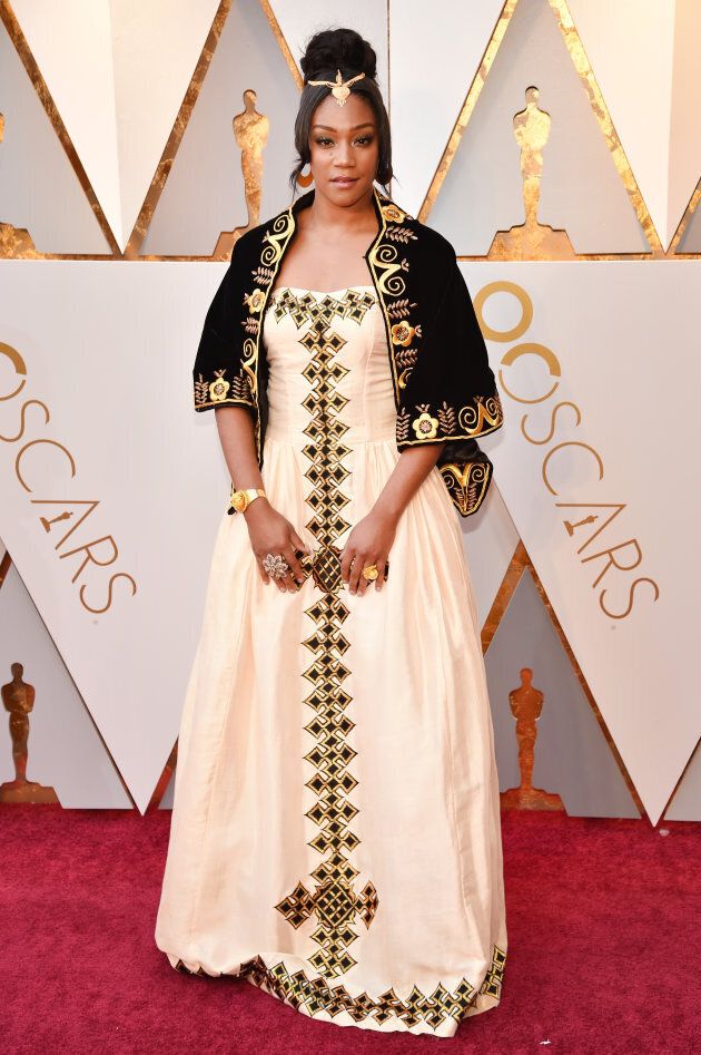 Tiffany Haddish attends the 90th Annual Academy Awards.