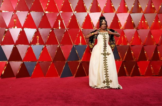 Tiffany Haddish attends the 90th Annual Academy Awards.
