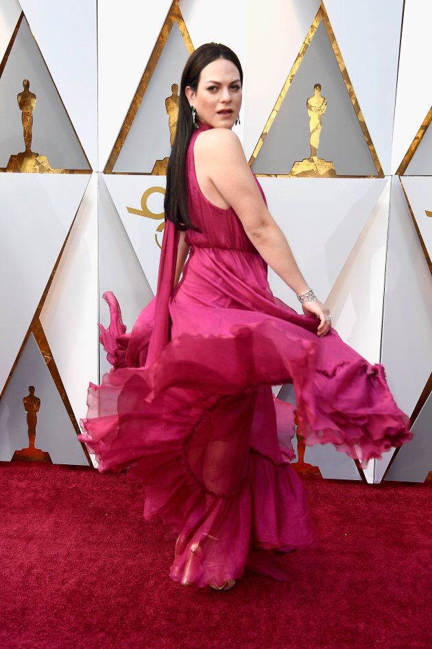 Daniela Vega attends the 90th Annual Academy Awards on March 4, 2018.