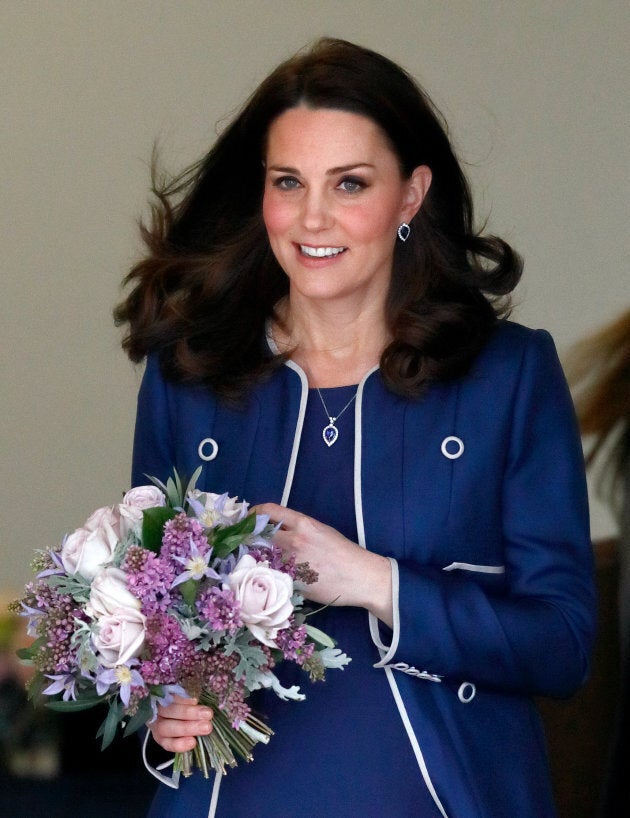 The Duchess of Cambridge visits the Royal College of Obstetricians and Gynaecologists on Feb. 27, 2018.