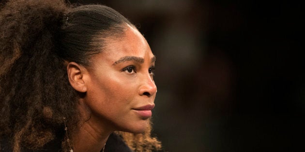 Serena Williams during the Tie Break Tens Tennis Tournament at Madison Square Garden on Monday in New York City.