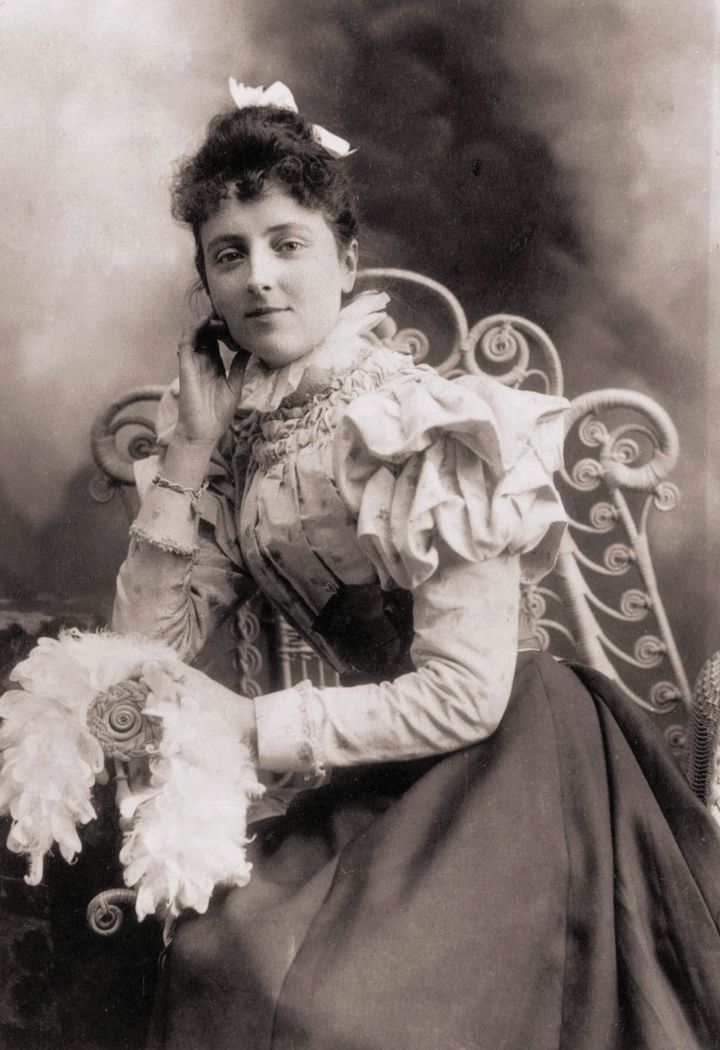Lucy Maud Montgomery is shown in this photo from 1891.