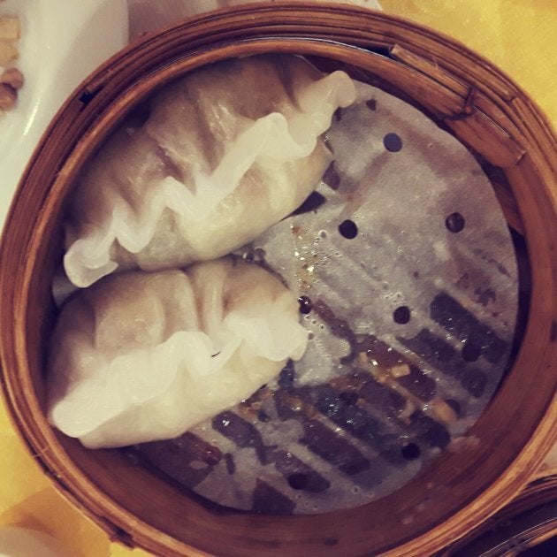 My favourite dim sum dish: steamed dumpling.