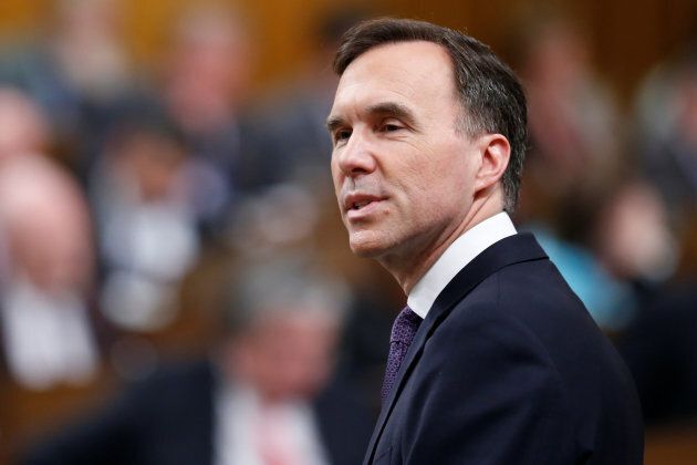 Canada's Finance Minister Bill Morneau delivers the budget in the House of Commons on Parliament Hill in Ottawa, Ont. on Feb. 27, 2018.