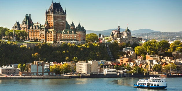 Old Quebec City view Canada