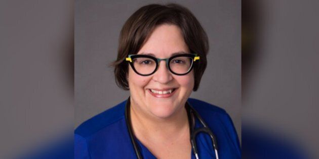 Laval general practitioner Elisa Pucella is one of the hundreds of doctors protesting their own pay raises, saying they want the money to go towards a better health-care system.