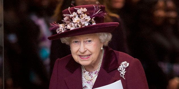 Queen Elizabeth II at the 2018 Commonwealth Day service at Westminster Abbey on March 12, 2018.