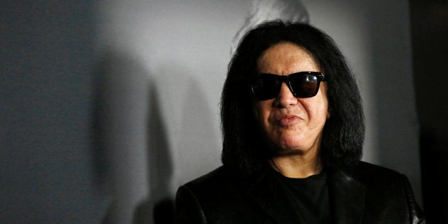 Musician Gene Simmons attends the premiere for the documentary