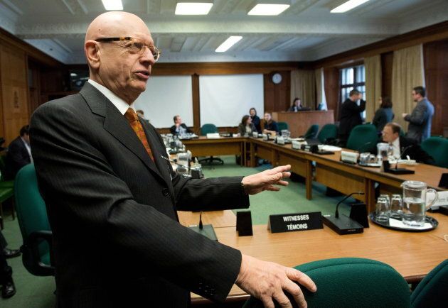 Jean-Pierre Kingsley appears at a Commons house affairs committee on Parliament Hill in Ottawa on Nov. 29, 2012.