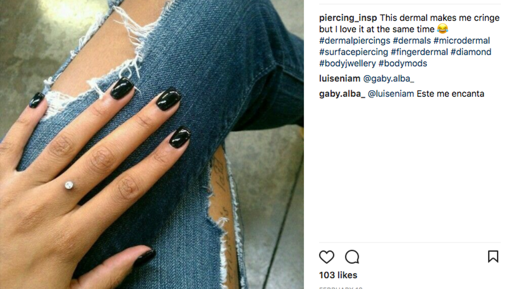 Diamond Ring Piercings Instagram's Answer For Wedding Ring