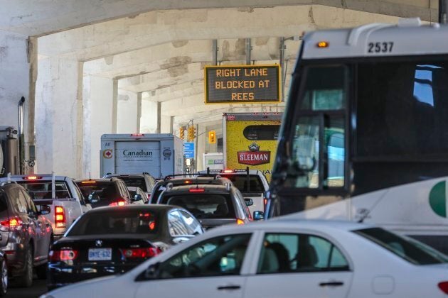 Gridlock in Toronto.