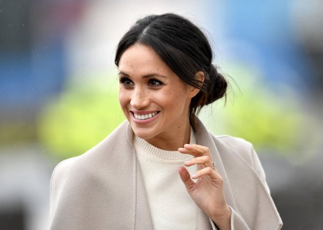 Meghan Markle during her trip with Prince Harry to Northern Ireland on March 23, 2018.