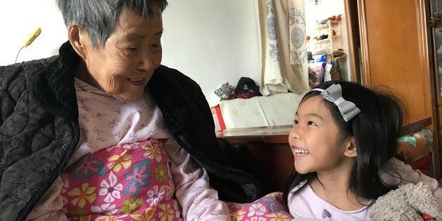 My daughter with my grandmother, three months before she passed. I'm so thankful that they had an opportunity to meet and bond. None of this would've been possible if my daughter didn't speak Mandarin.