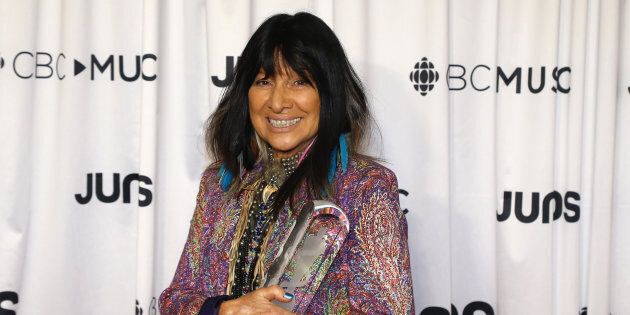 Buffy Sainte-Marie at the 2018 Juno Awards in Vancouver.