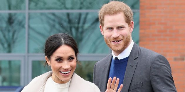 Prince Harry and Meghan Markle visit Belfast, Nothern Ireland on March 23, 2018.