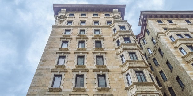 An apartment building in Montreal's Shaughnessy Village neighbourhood. Montreal is among the cities where rental rates have fallen, according to data from Padmapper.