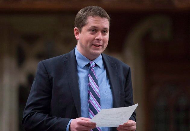 Conservative Leader Andrew Scheer rises in the House of Commons in Ottawa on May 6, 2016. Scheer says if his party forms government in 2019, they'll recognize Jerusalem as the capital of Israel.