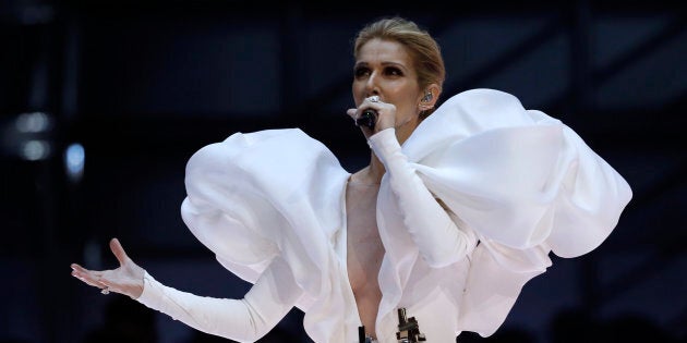 Celine Dion performs