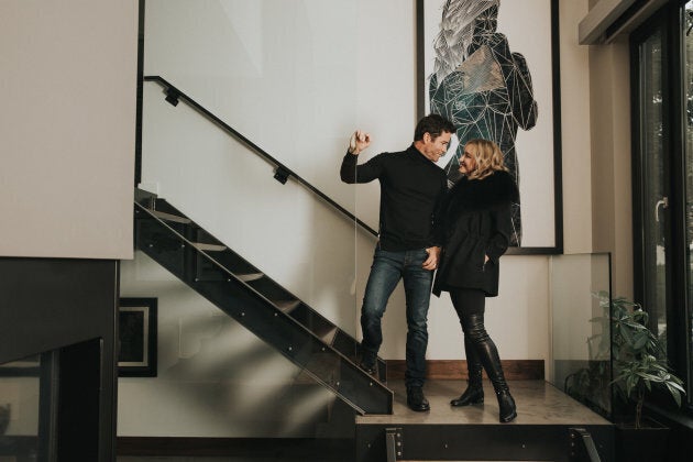 The author, and her husband, actor Yannick Bisson, in 2017.