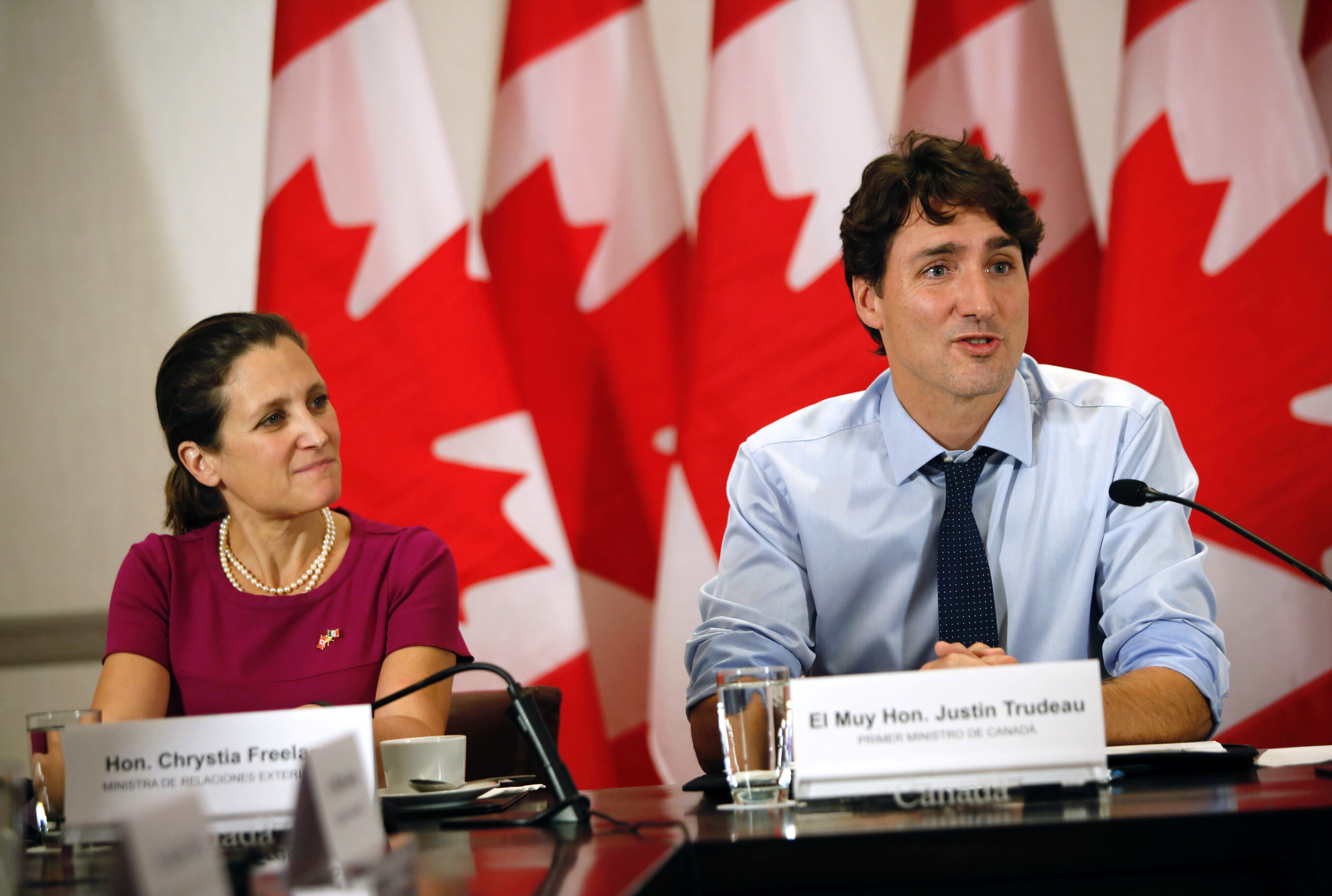 Trudeau Suggests Russian Bid To 'Discredit' Chrystia Freeland Played ...