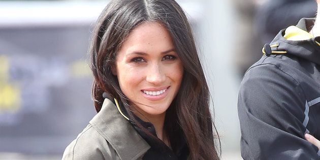 Meghan Markle attends the U.K. team trials for the Invictus Games Sydney 2018 on April 6, 2018 in Bath, England.