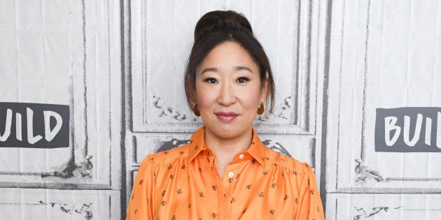 Sandra Oh visits Build Series to discuss 'Killing Eve' on April 5, 2018 in New York City.