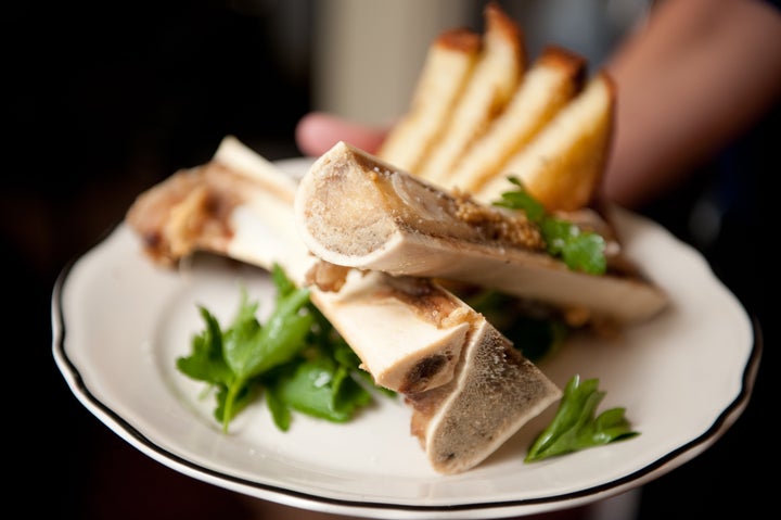 Marrow bone at Montreal's Joe Beef restaurant.