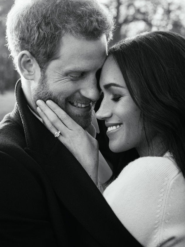 One of Prince Harry and Meghan Markle's official engagement photos.