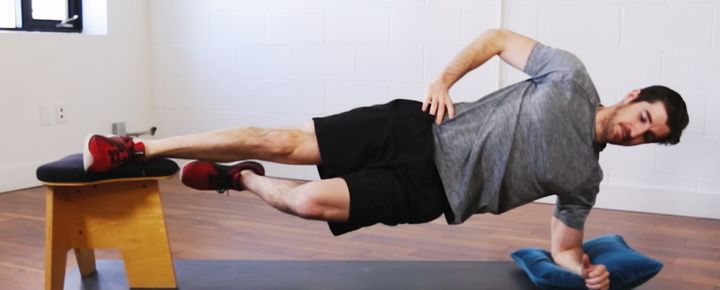 Jesse Awenus shows us how to do an elevated side plank