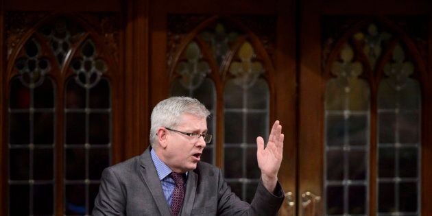 NDP MP Charlie Angus stands during question period ion the House of Commons on Parliament Hill in Ottawa on Wednesday, March 28, 2018. THE CANADIAN PRESS/Sean Kilpatrick