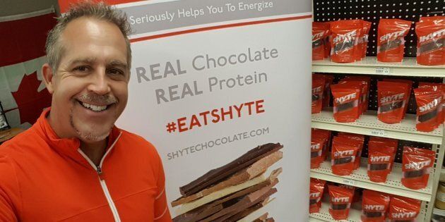 Kevin Richards, 46, started Shyte Chocolate in May 2017.
