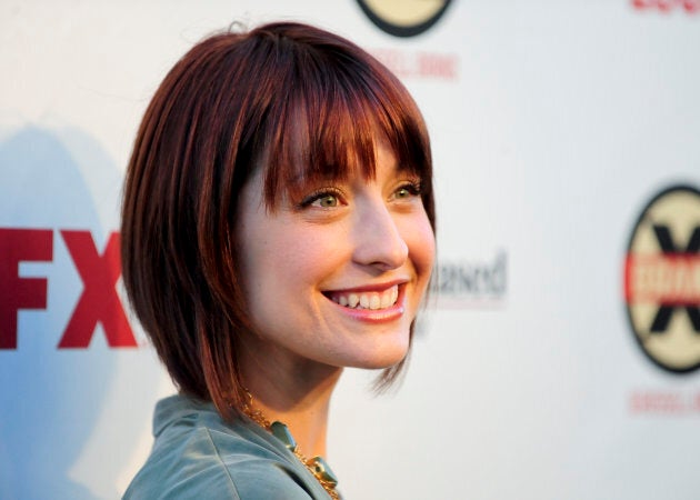 Actress Allison Mack arrives at the Hollywood FX Summer Comedies Party in Los Angeles, California on June 26, 2012.