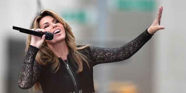 Shania Twain performs on NBC's 'Today' at Rockefeller Center on June 16, 2017 in New York City.