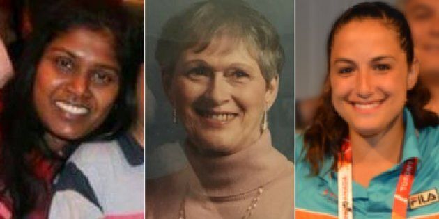 Renuka Amarasinghe, Dorothy Sewell, and Anne Marie D'Amico (left to right) were among the victims killed after a rampage in Toronto's Yonge and Finch area on April 23, 2018.