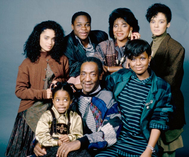 THE COSBY SHOW -- Season 3 -- Pictured: (front row l-r) Keshia Knight Pulliam as Rudy Huxtable, Bill Cosby as Dr. Heathcliff 'Cliff' Huxtable, Tempestt Bledsoe as Vanessa Huxtable (back row l-r) Lisa Bonet as Denise Huxtable Kendall, Malcolm-Jamal Warner as Theodore 'Theo' Huxtable, Phylicia Rashad as Clair Hanks Huxtable, Sabrina Le Beauf as Sondra Huxtable Tibideaux.