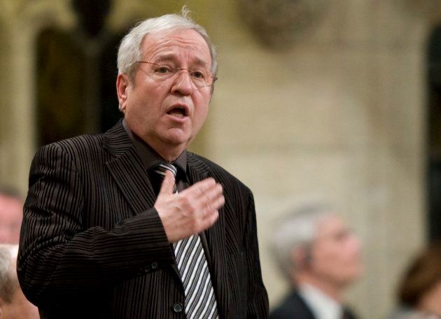 Bloc Quebecois MP Louis Plamondon rises during Question Period in the House of Commons on Parliament Hill in Ottawa on Feb. 23, 2009.